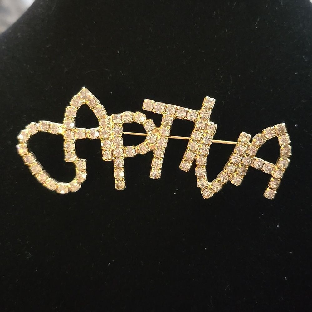 Captiva rhinestone brooch/pin